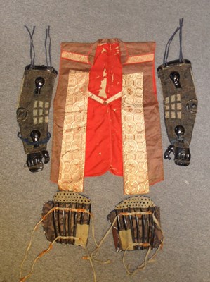 Lot 39 - A PAIR OF JAPANESE ARM DEFENCES (KOTE)