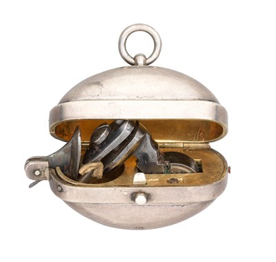 Lot 44 - AN UNSUAL SILVER TINDER BOX IN THE JAPANESE TASTE