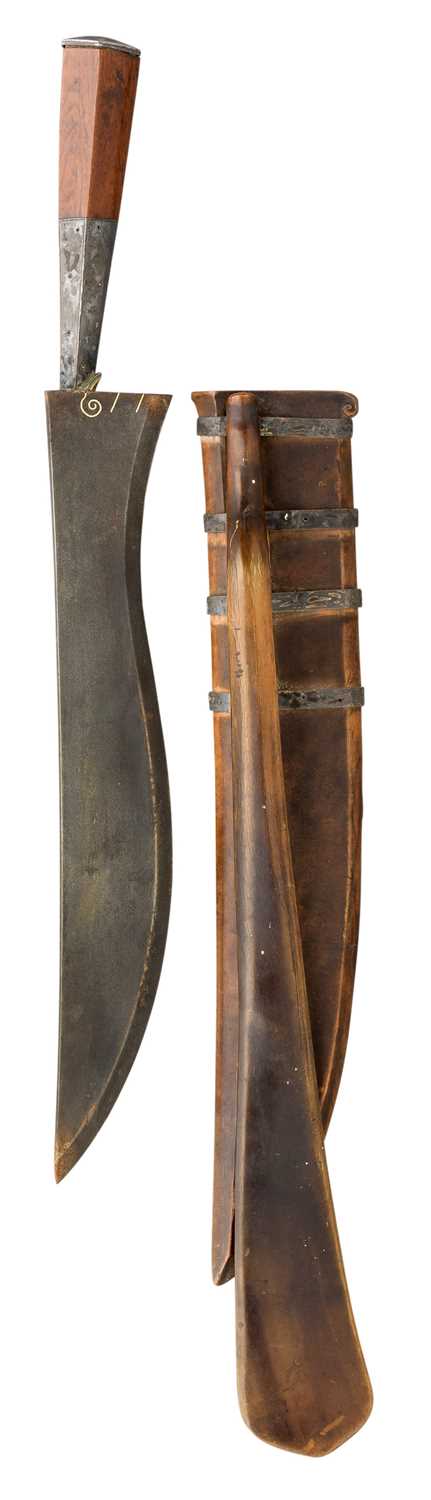 Lot 65 - A MALAYSIAN SWORD (KLEWANG) AND ANOTHER SOUTH-EAST ASIAN SWORD