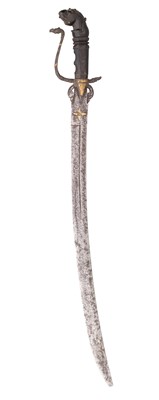 Lot 67 - A CEYLONESE SWORD (KASTANE)