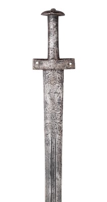 Lot 75 - A RARE MAMLUK SWORD