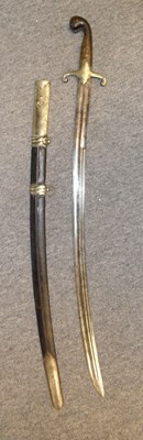 Lot 77 - â€¡ A TURKISH OFFICER'S SWORD (SHAMSHIR)