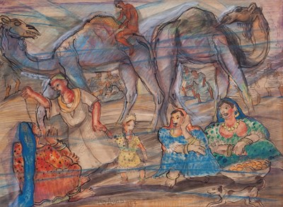 Lot 6 - RAGHEB AYAD (EGYPTIAN 1892-1982)