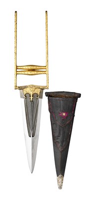 Lot 89 - AN INDIAN DAGGER (KATAR)