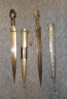 Lot 100 - TWO CAUCASIAN DAGGERS (KINDJAL)