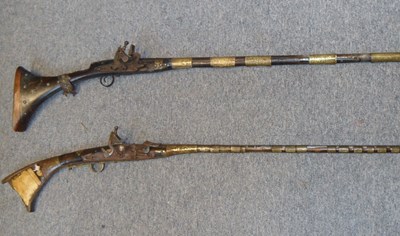 Lot 111 - TWO MOROCCAN SNAPHAUNCE GUNS