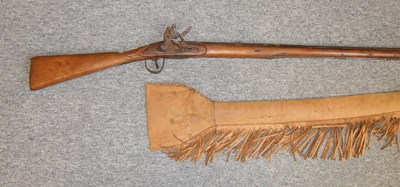 Lot 112 - A 22 BORE FLINTLOCK TRADE GUN