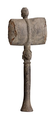 Lot 133 - A YORUBA SHANGO STAFF