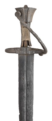 Lot 136 - A RARE SOUTH GERMAN MILITARY BROADSWORD 'KATZBALGER'