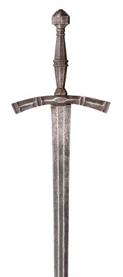 Lot 144 - A BROADSWORD IN 15TH CENTURY STYLE