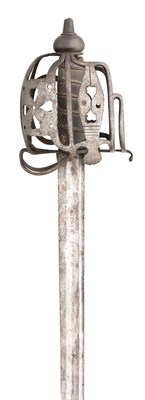 Lot 155 - â€¡ A HIGHLAND TROOPER'S BASKET-HILTED BROADSWORD