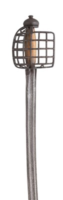 Lot 156 - â€¡ AN ENGLISH BASKET-HILTED SWORD