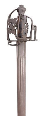 Lot 157 - â€¡ A SCOTTISH BASKET-HILTED BROADSWORD