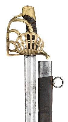 Lot 183 - A FRENCH MODEL 1784 CAVALRY OFFICER'S SABRE