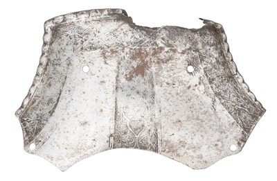 Lot 202 - A SOUTH GERMAN CENTRAL BOW-PLATE