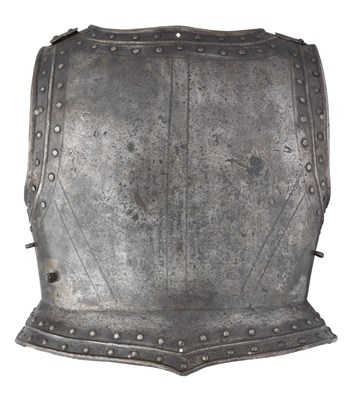 Lot 211 - â€¡ AN ITALIAN SHOT-PROOF BREASTPLATE FOR SIEGE USE