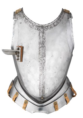 Lot 214 - â€¡ A SOUTH GERMAN BREASTPLATE