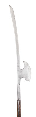 Lot 233 - â€¡ A RARE BAVARIAN SABRE HALBERD