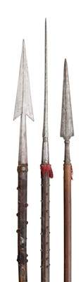 Lot 250 - â€¡ THREE EUROPEAN SPEARS