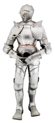 Lot 270 - A COMPOSITE CAP-A-PIE FIELD ARMOUR