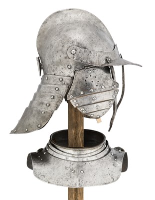 Lot 273 - â€¡ A SOUTH GERMAN ZISCHÃ„GGE AND COLLAR