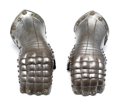 Lot 283 - â€¡ TWO NORTH GERMAN MITTEN-GAUNTLETS