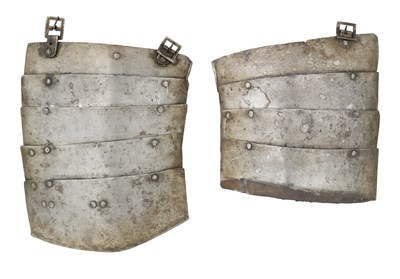 Lot 294 - â€¡ A PAIR OF TASSETS 19TH/20TH CENTURY IN THE GERMAN STYLE OF THE EARLY 17TH CENTURY