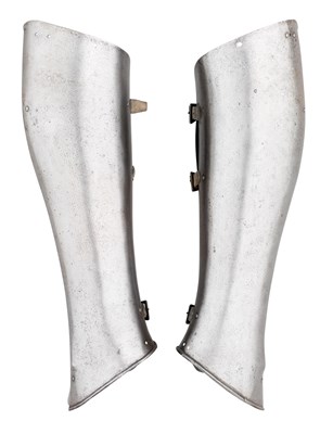 Lot 297 - â€¡ A PAIR OF GREAVES