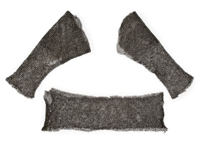 Lot 309 - â€¡ A PAIR OF SLEEVES AND A SKIRT OF MAIL