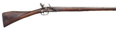 Lot 348 - **AN 18 BORE FRENCH FLINTLOCK SPORTING GUN
