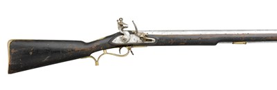 Lot 355 - A .650 CALIBRE FLINTLOCK BAKER RIFLE FOR THE BRAZILIAN MARKET