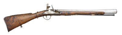Lot 362 - AN ITALIAN FLINTLOCK BLUNDERBUSS BY P. LORANDI