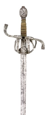 Lot 394 - A NORTH EUROPEAN RAPIER