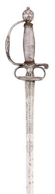 Lot 401 - A GERMAN SMALL-SWORD