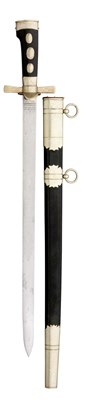 Lot 409 - A GERMAN HUNTING SWORD