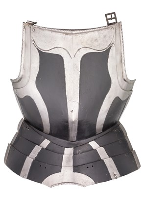 Lot 467 - A GERMAN 'BLACK AND WHITE' BREASTPLATE