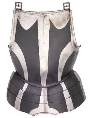 Lot 468 - A GERMAN 'BLACK AND WHITE' BREASTPLATE
