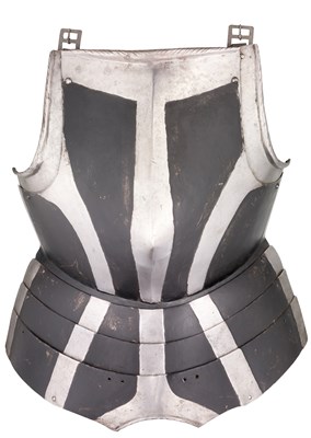Lot 469 - A GERMAN 'BLACK AND WHITE' BREASTPLATE