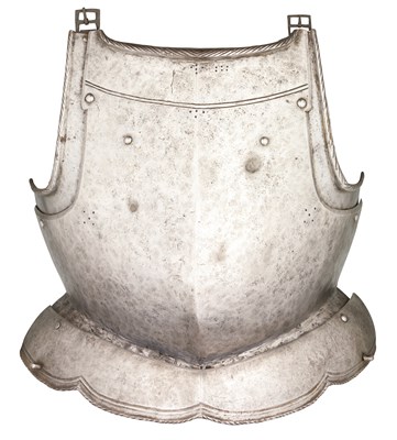 Lot 473 - A RARE GERMAN BREASTPLATE OF SHOT-PROOF WEIGHT