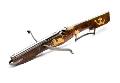 Lot 527 - A GERMAN SPORTING BULLET CROSSBOW (SLURBOW)