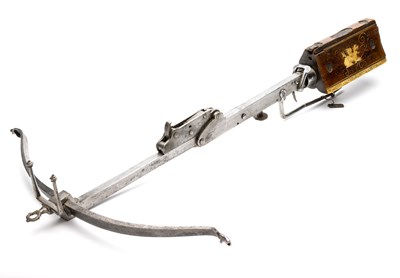Lot 529 - A GERMAN SPORTING STONEBOW (SCHNEPPER)