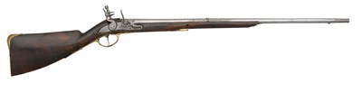 Lot 552 - A RARE 100-BORE GERMAN SMALL FLINTLOCK GUN FOR A BOY