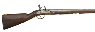 Lot 556 - A 15-BORE GERMAN FLINTLOCK WILDFOWLING GUN