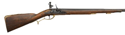 Lot 562 - A 21-BORE WALLOON FLINTLOCK FOWLING-PIECE WITH EARLIER VIENNESE BARREL AND LOCK BY IACOB KOCH