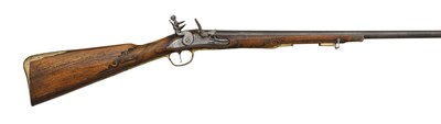 Lot 563 - A 48-BORE BOHEMIAN SMALL FLINTLOCK FOWLING-PIECE FOR A LADY