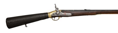 Lot 574 - AN 80-BORE GERMAN AIRGUN OF BUTT-RESERVOIR TYPE