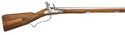 Lot 582 - A 24-BORE BAVARIAN FLINTLOCK SPORTING RIFLE BY JOHANN WOLF PETER