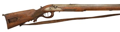 Lot 588 - A GERMAN PERCUSSION TARGET RIFLE