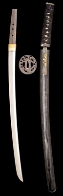 Lot 1 - A JAPANESE WAKIZASHI