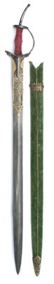 Lot 19 - A SMALL INDIAN KHANDA